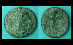Macedon, King Philip V, Zeus with Athena reverse